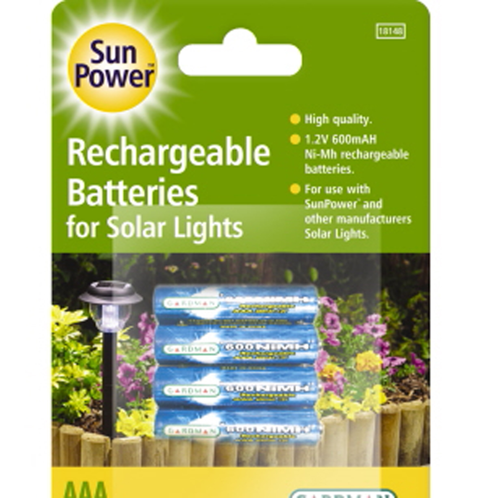 best aaa rechargeable batteries for solar lights